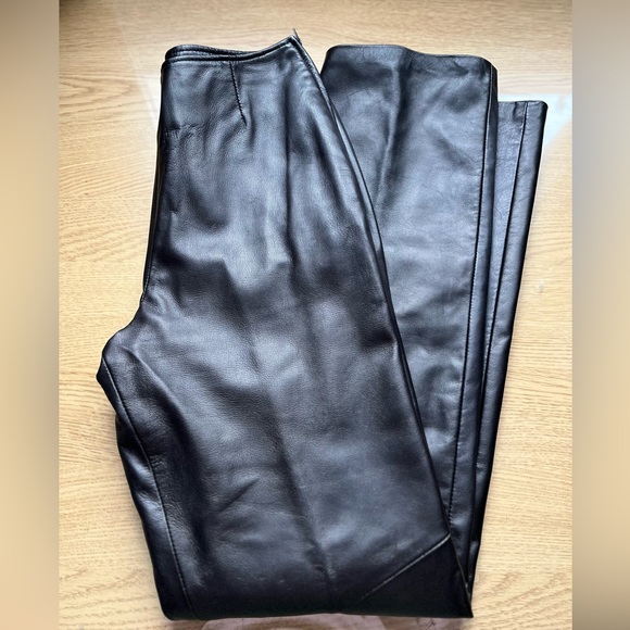 Danier Pants - Danier Leather High Rise Straight Leg Pants Sz 6